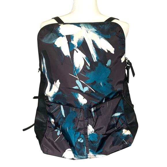 Fabletics Backpack Gray Floral - Picture 2 of 14
